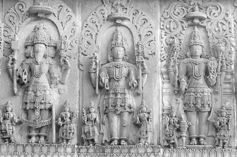 The Divine Trinity: Brahma, Vishnu, and Shiva